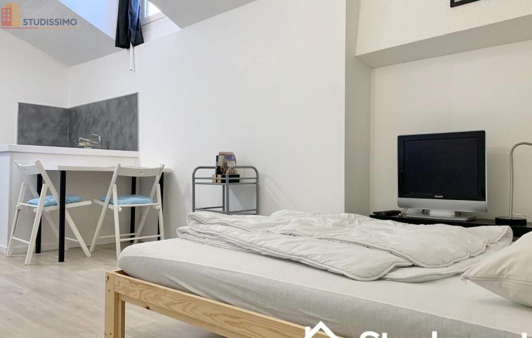 Studio meublé 18m² Grenoble - Lumineux, étage élevé - Photo 1