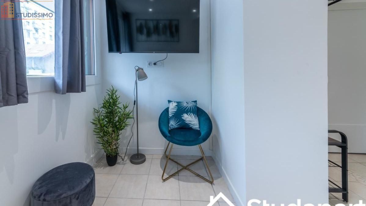 Studio meublé 15m² Grenoble 38100 - Meublé, DPE C - Photo 12