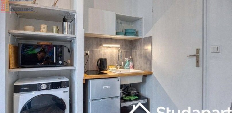 Studio meublé 21m² Grenoble centre - Lumineux, DPE A - Photo 3