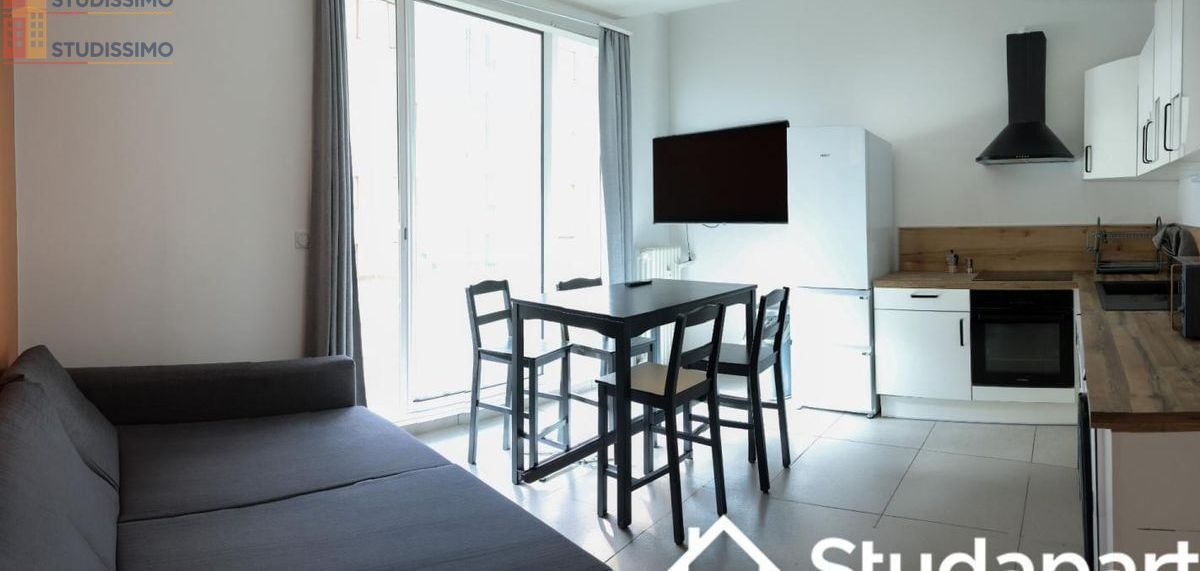 Studio meublé 11m² Grenoble centre - Calme, 2e étage - Photo 3