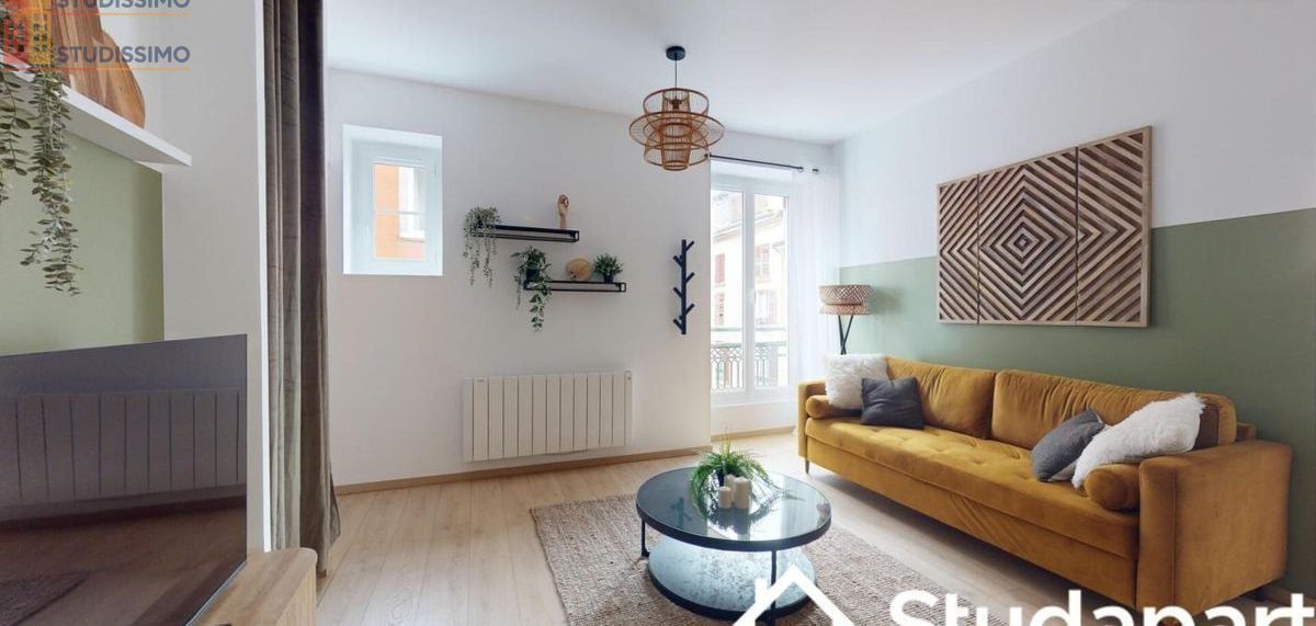 Studio meublé 10m² Grenoble centre - Meublé, DPE A - Photo 7