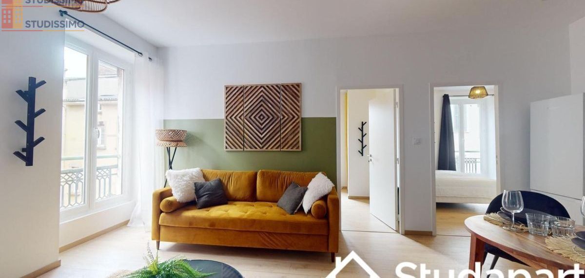 Studio meublé 10m² Grenoble centre - Meublé, DPE A - Photo 1