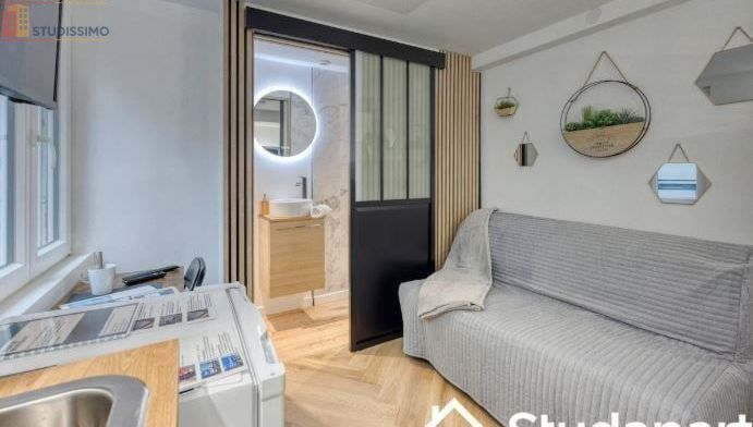 Studio meublé 10m² Grenoble centre - Lumineux, 4e étage - Photo 4
