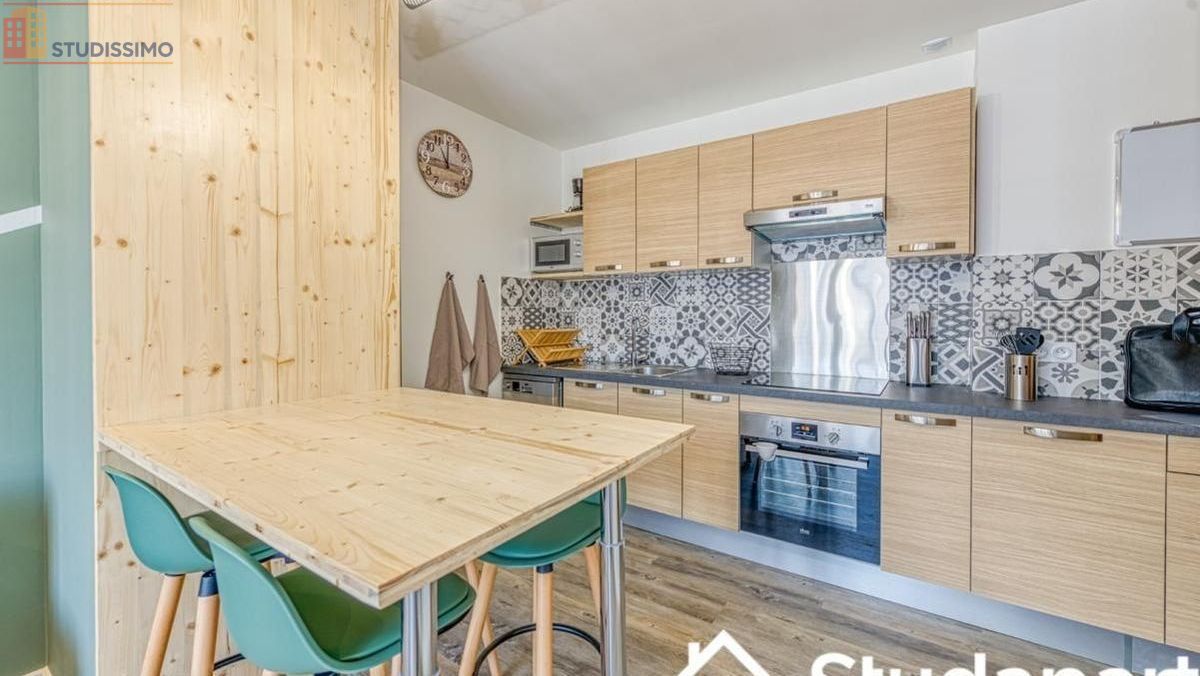 Studio meublé 13m² Grenoble 38100 - Lumineux, 8e étage - Photo 5