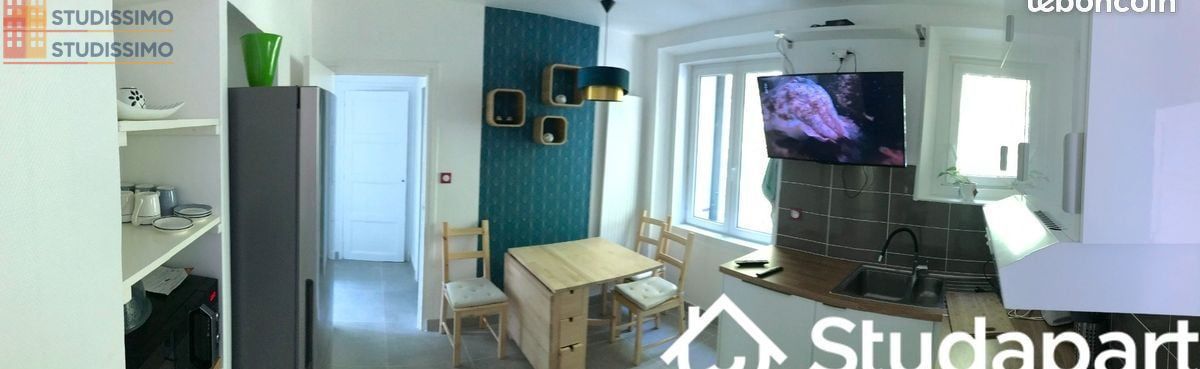 Studio meublé 14m² Grenoble 38100 - Meublé, DPE A - Photo 12