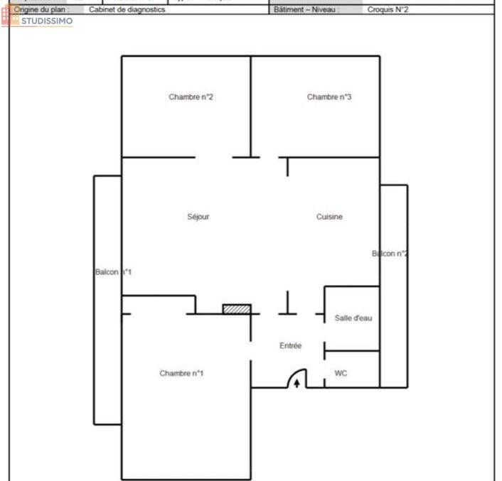 Studio meublé 11m² Grenoble 38100 - Meublé, étage 3 - Photo 1