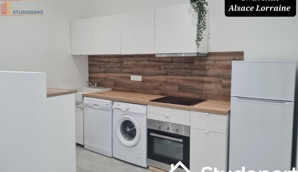 Studio meublé 12m² Grenoble 38000 - Meublé, DPE A - Photo 9