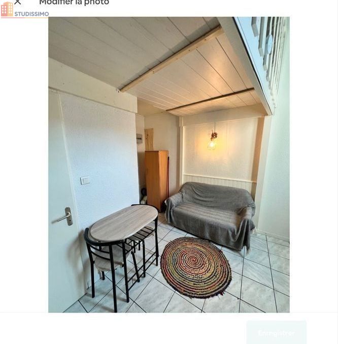 Studio 22m² Grenoble centre - Meublé, proche gare - Photo 1