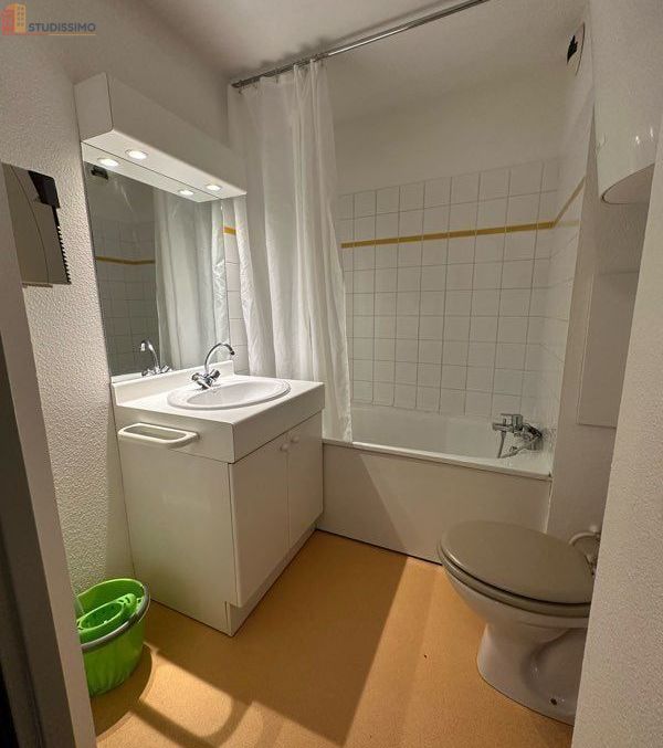 Studio meublé 19m² Gières - Résidence étudiante, proche campus - Photo 2