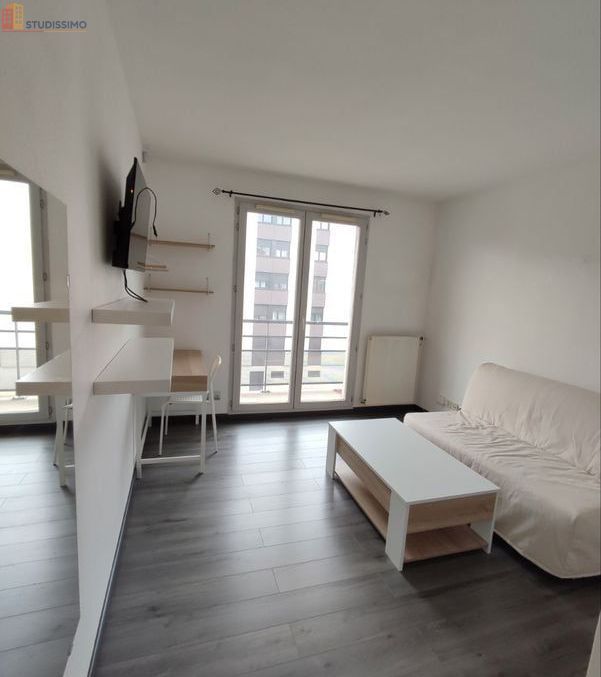 Studio meublé 18m² Grenoble 38100 - Balcon, lumineux - Photo 3
