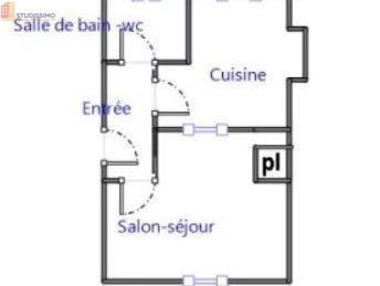 Studio meublé 25m² Grenoble centre - Meublé, calme - Photo 12