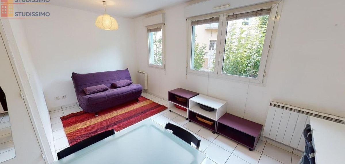 Studio meublé 21m² Grenoble centre - Lumineux, calme - Photo 27