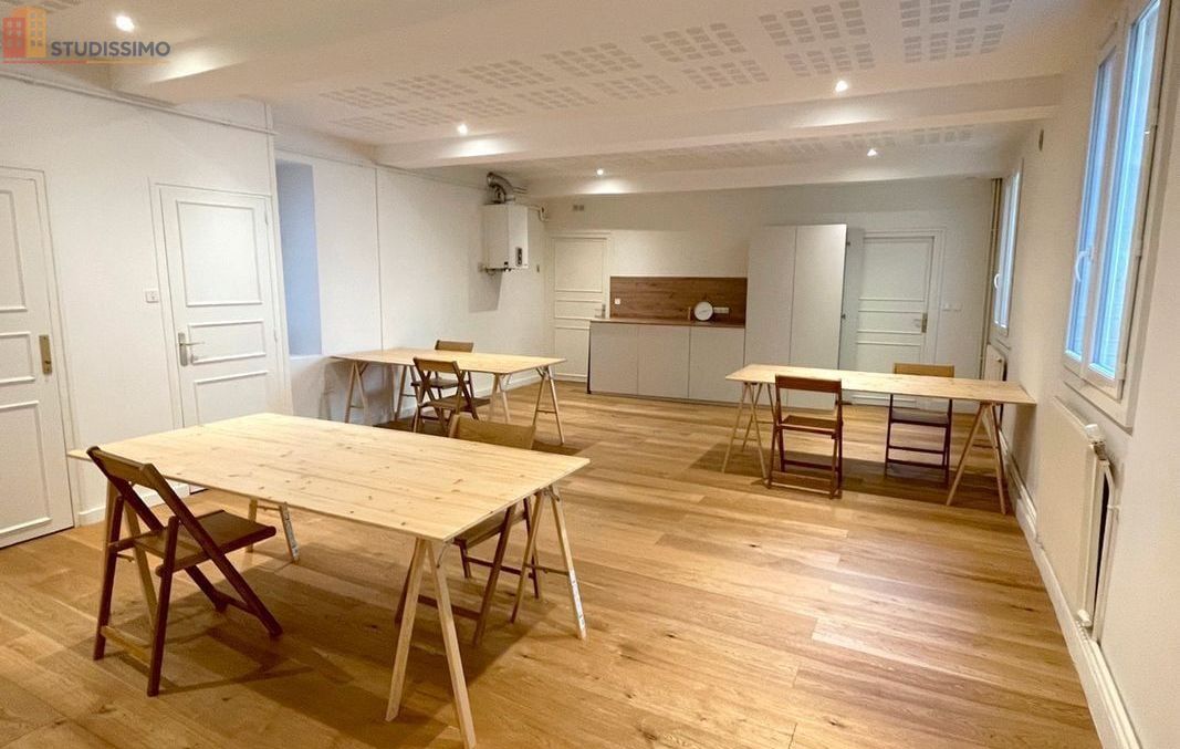 Studio 42m² Grenoble centre-ville - Bureau partagé, lumineux - Photo 6