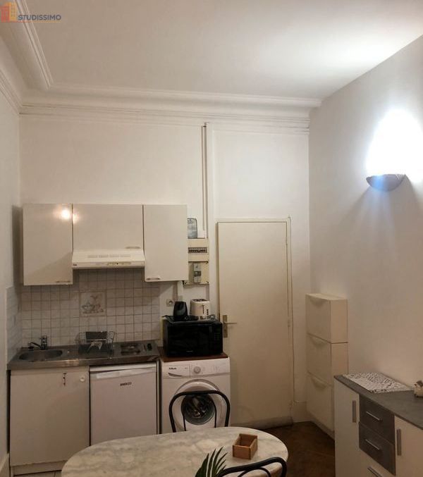 Studio meublé 28m² Grenoble centre - Refait, calme - Photo 7