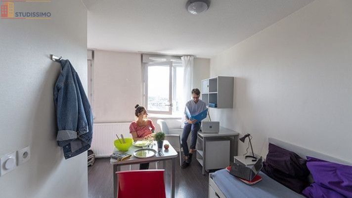 Studio meublé 18m² Grenoble 38000 - Étage élevé, lumineux - Photo 2