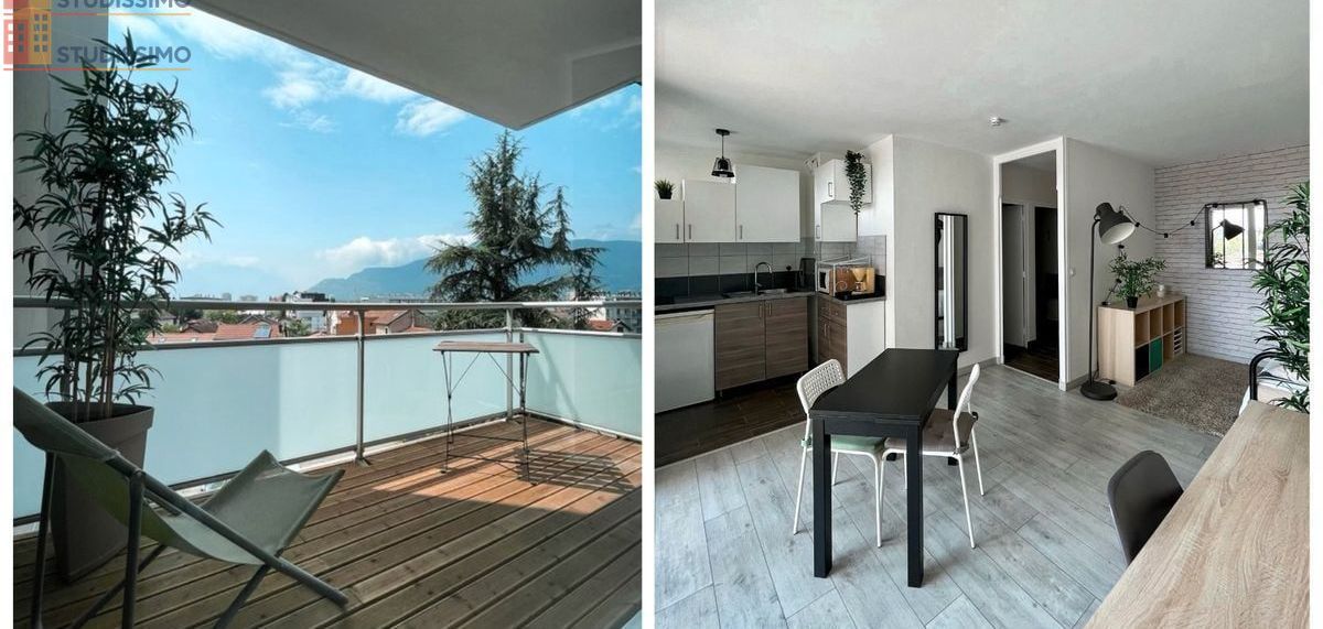 Studio meublé 25m² Saint-Martin-d'Hères - Balcon, tout inclus - Photo 13