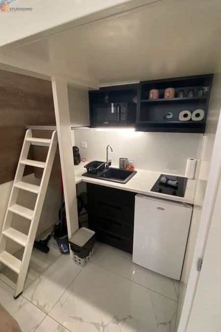 Studio meublé 13m² Grenoble centre - Meublé, 1er étage - Photo 1