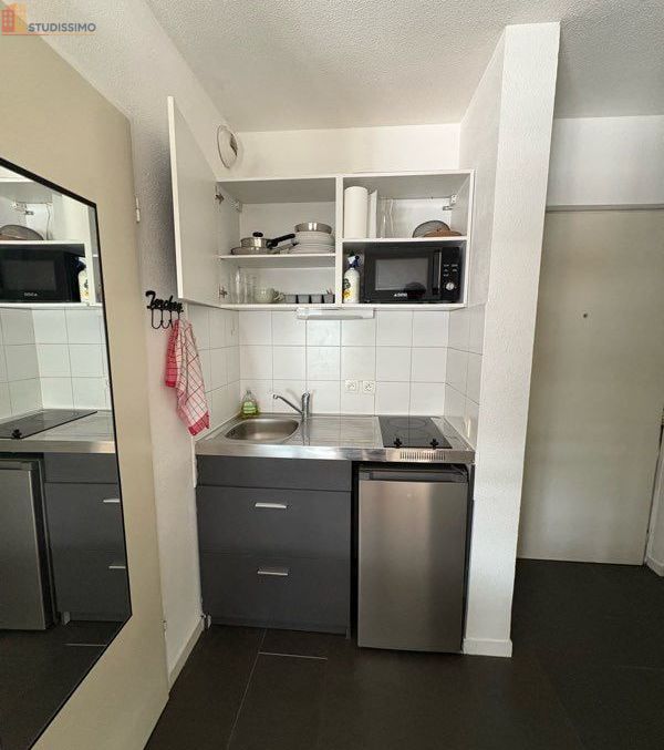Studio meublé 25m² Grenoble 38100 - Meublé, 1er étage - Photo 9