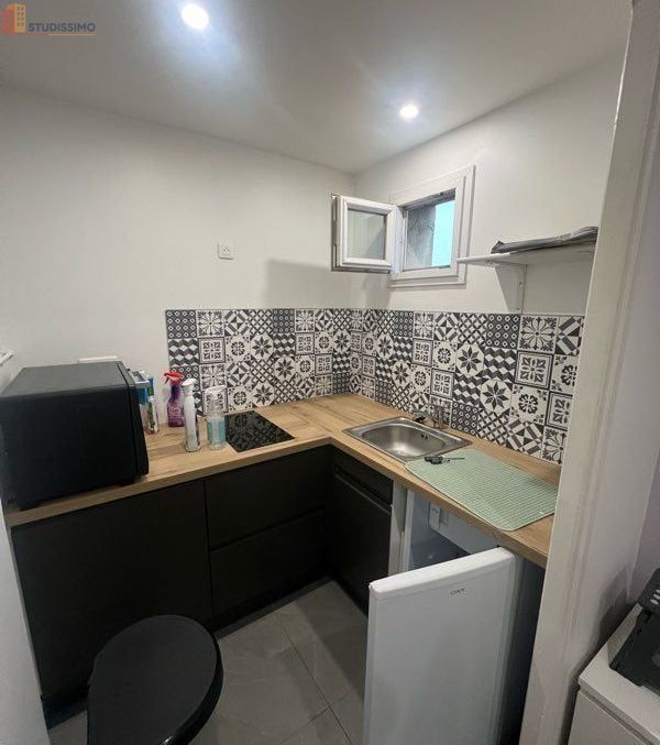 Studio meublé 22m² Grenoble 38000 - Lumineux, dernier étage - Photo 4