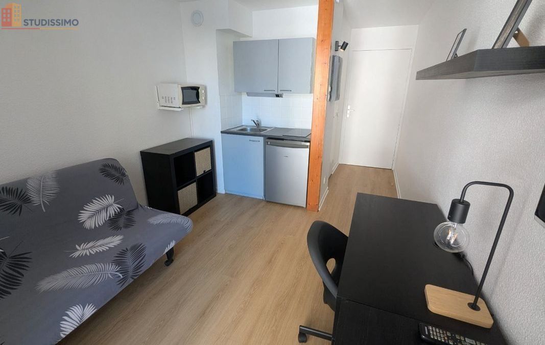 Studio meublé 15m² Grenoble centre - Balcon, meublé - Photo 10