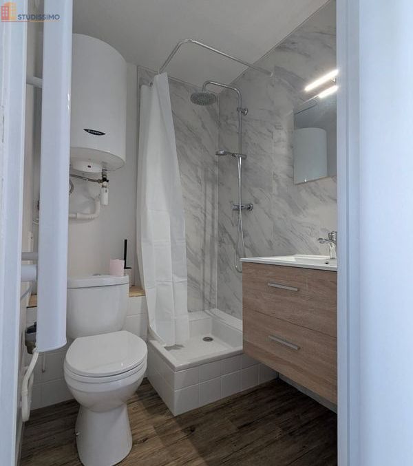 Studio meublé 15m² Grenoble centre - Balcon, meublé - Photo 4