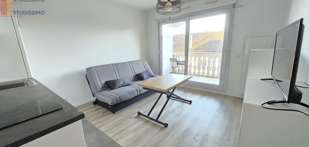 Studio meublé 19m² Dax 40100 - Meublé, DPE D - Photo 12