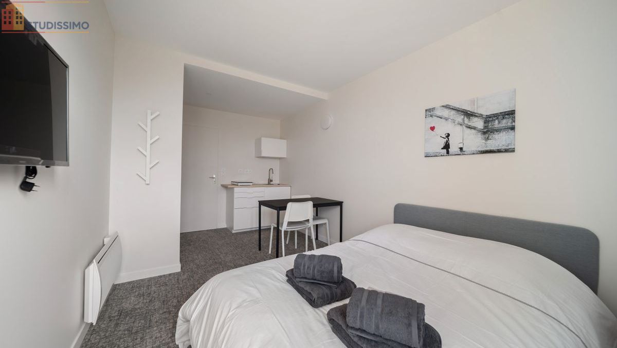 Studio meublé 15m² Perrigny - Rénové, parking - Photo 22