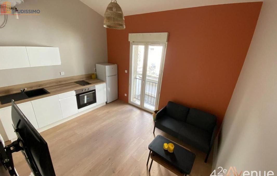 Studio meublé 21m² Saint-Étienne 42000 - Meublé, DPE D - Photo 7
