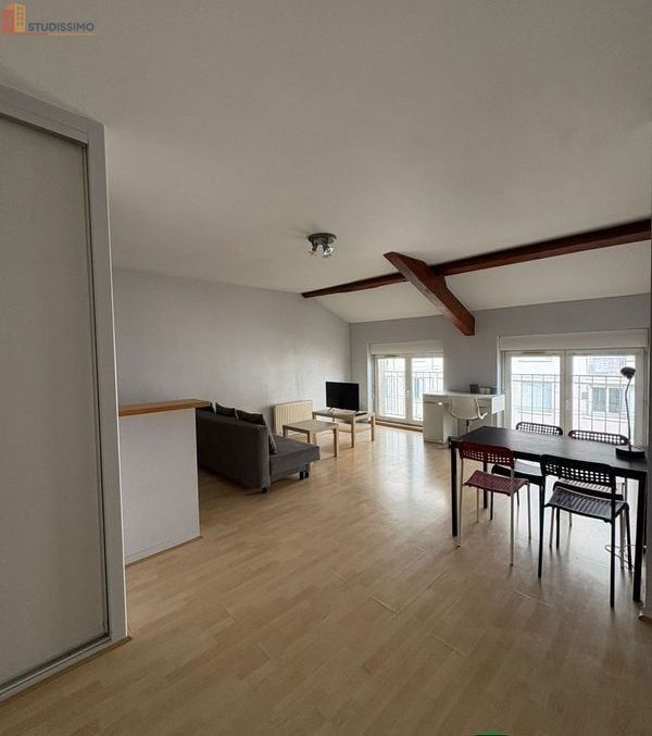 Studio 37m² Saint-Étienne 42000 - Meublé, DPE D - Photo 2
