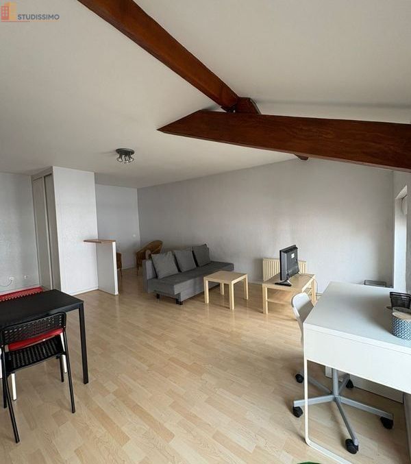 Studio 37m² Saint-Étienne 42000 - Meublé, DPE D - Photo 1