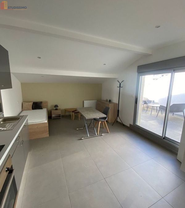 Studio meublé 23m² Saint-Étienne 42000 - Meublé, DPE D - Photo 8