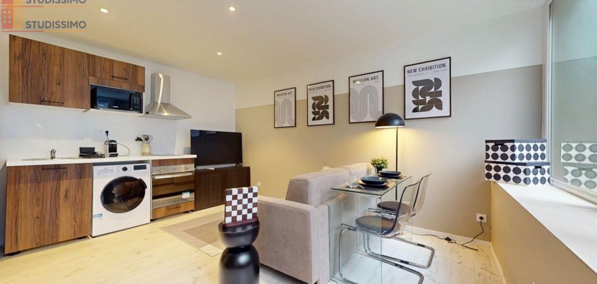 Studio meublé 21m² Saint-Étienne 42100 - Meublé, DPE C - Photo 20