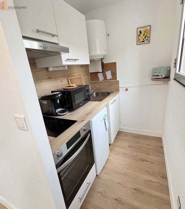 Studio meublé 20m² Saint-Étienne centre - Lumineux - Photo 14