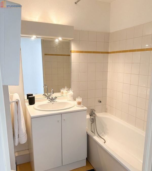 Studio meublé 19m² Saint-Étienne 42100 - Proche faculté Jean Monnet - Photo 2