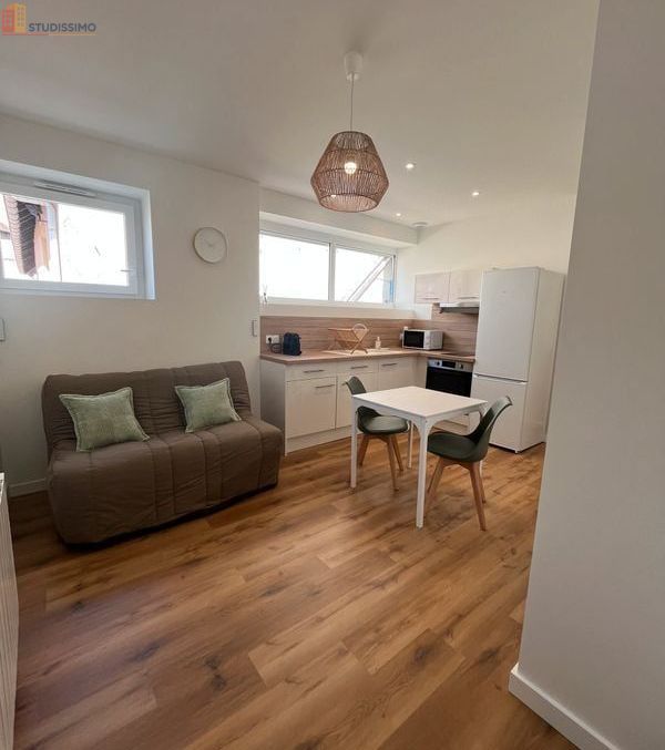 Studio meublé 24m² Roanne - Lumineux, meublé - Photo 2