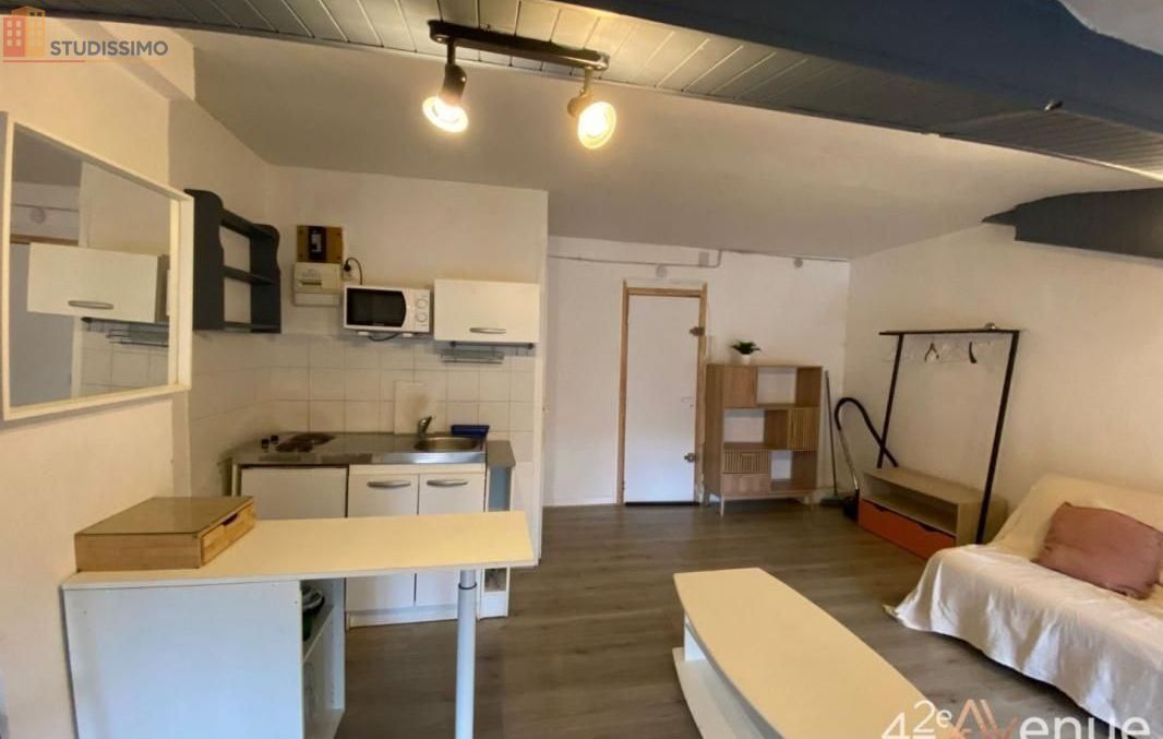 Studio 27m² Saint-Étienne 42000 - Meublé, dernier étage - Photo 6