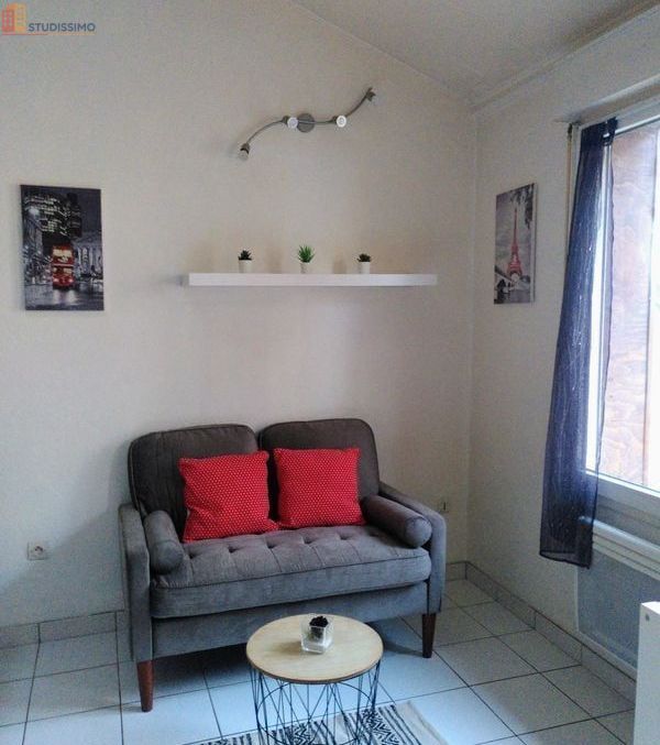 Studio meublé 30m² Saint-Étienne 42100 - Mezzanine, terrasse - Photo 2