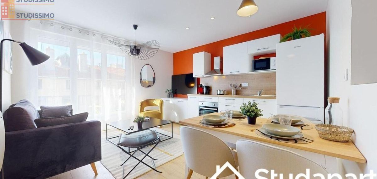 Studio meublé 12m² Saint-Étienne 42100 - Meublé, DPE A - Photo 9