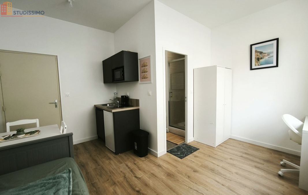 Studio meublé 17m² Saint-Étienne - Meublé, 1 pièce - Photo 2