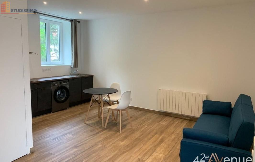 Studio meublé 25m² Saint-Étienne centre - Lumineux - Photo 1