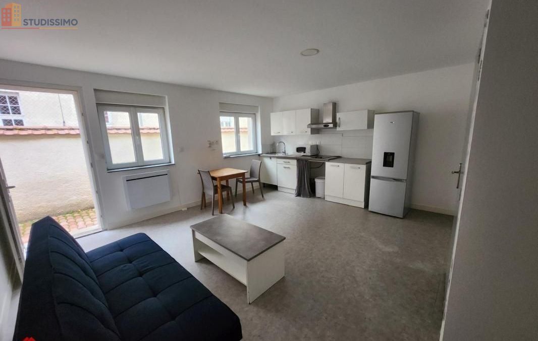 Studio 29m² Roanne - Meublé, DPE D - Photo 1