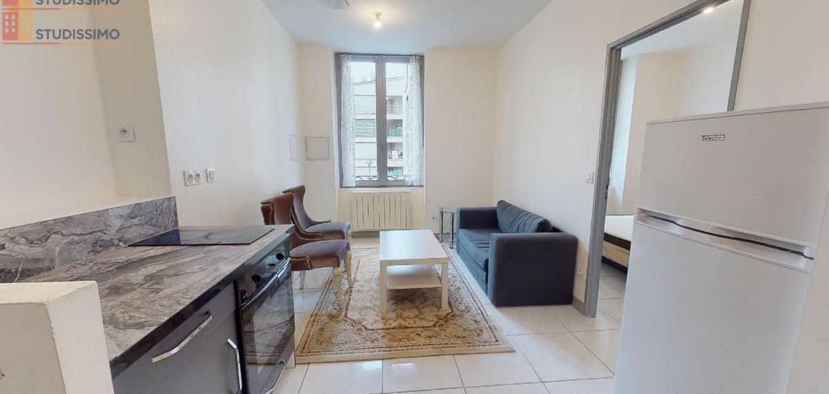 Studio meublé 30m² Saint-Étienne 42000 - Meublé, DPE D - Photo 1