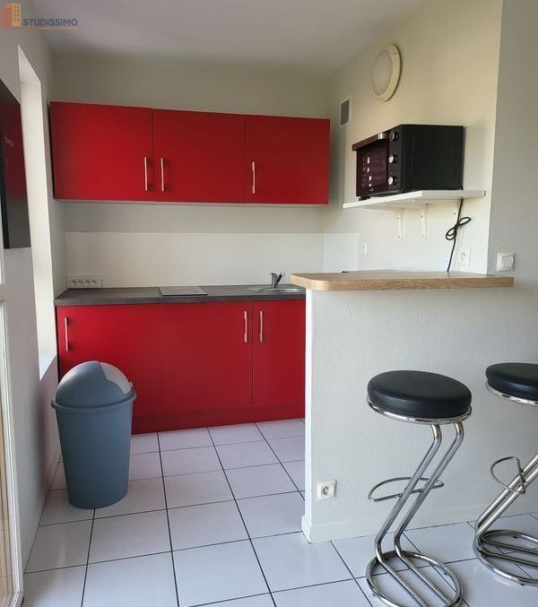 Studio meublé 28m² Saint-Étienne 42100 - Étage élevé, lumineux - Photo 9