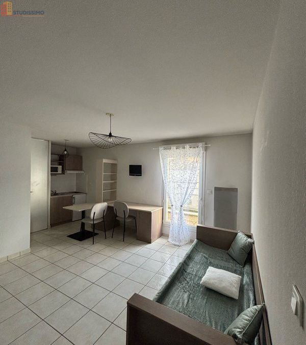 Studio meublé 25m² Saint-Étienne 42100 - Balcon, lumineux - Photo 10