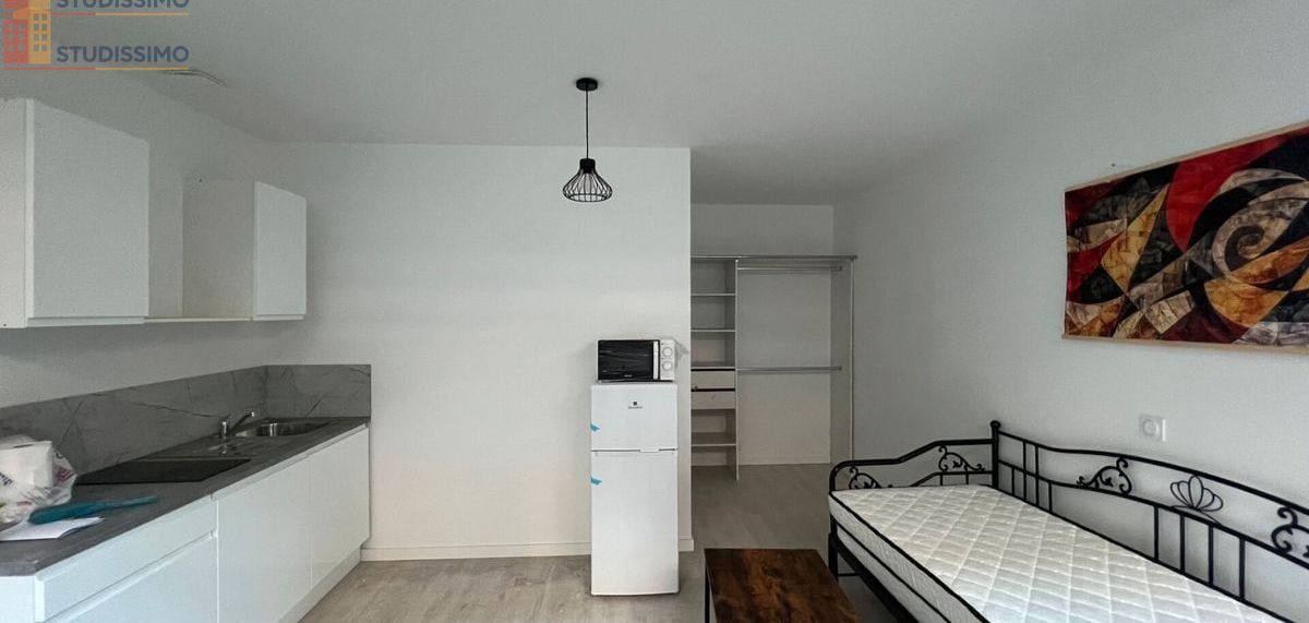 Studio meublé 26m² Saint-Étienne 42000 - Meublé, DPE D - Photo 2