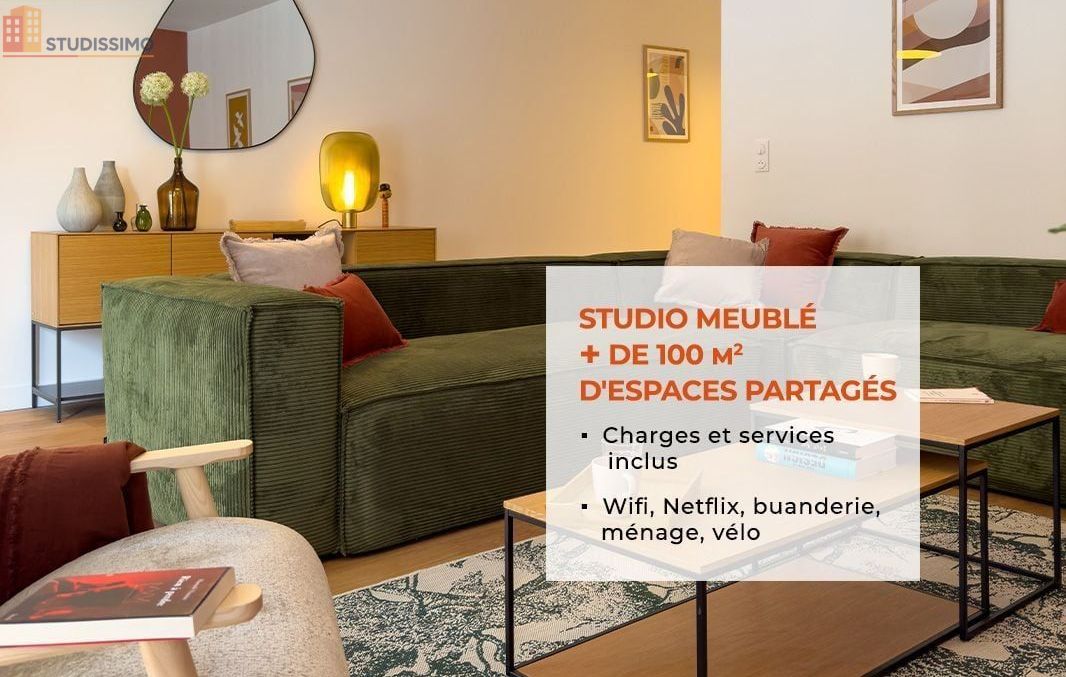 Studio meublé 28m² Nantes 44200 - Meublé, DPE B - Photo 17