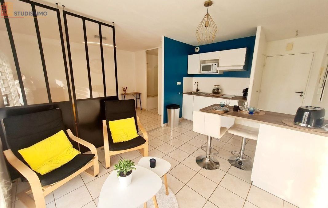 Studio meublé 28m² Nantes 44300 - Parking, piscine - Photo 2
