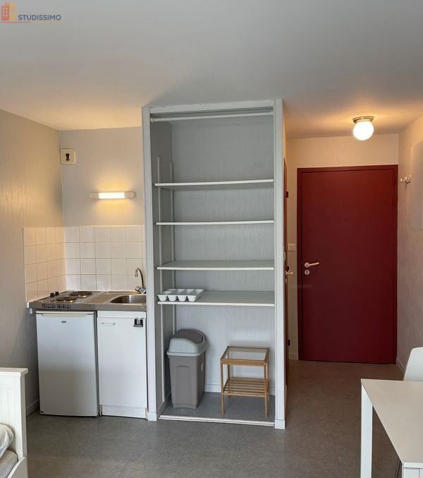 Studio meublé 24m² Nantes 44300 - Meublé, DPE C - Photo 3