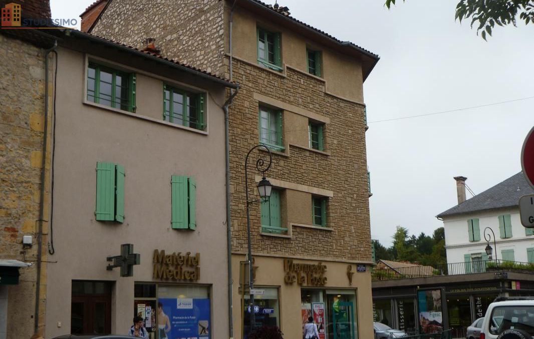 Studio 29m² Figeac - Étage 1, DPE D - Photo 1