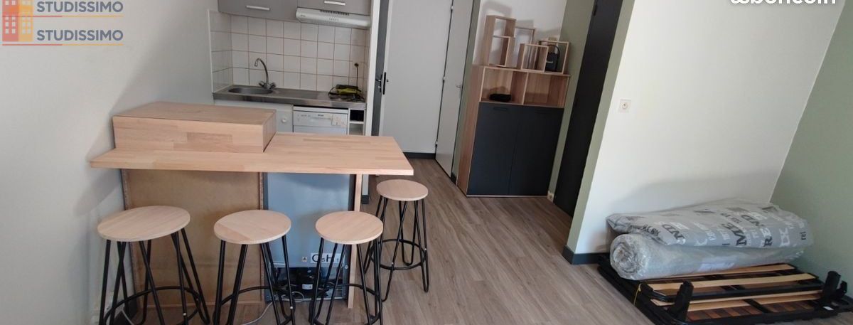 Studio 25m² Châteaubriant - Meublé, DPE D - Photo 12
